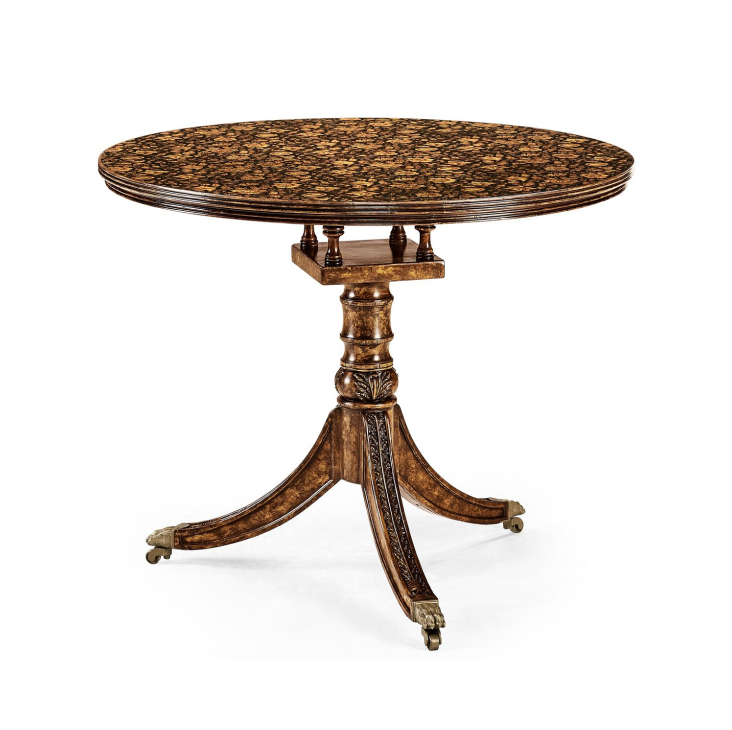 Jonathan Charles Fine Furniture Penwork Style Table (Black)