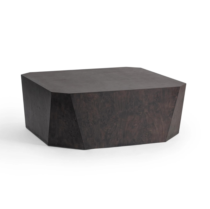 Classic Home Avena 42" Square Coffee - Table Brown