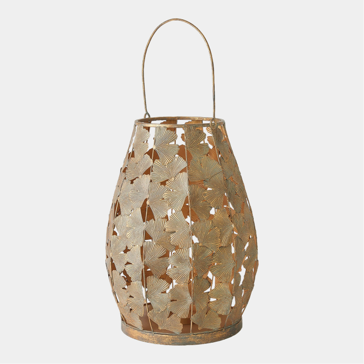 Global Views Ginkgo Leaf Lantern
