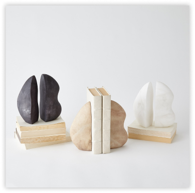 Global Views Amorph Bookends