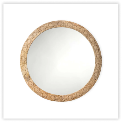 Jamie Young Co Relief Carved Mirror