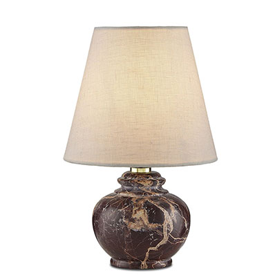 Currey and Company Inc Piccolo Brown Mini Table Lamp